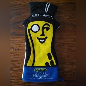 VINTAGE Planters Mr. Peanut Oven Mitt 14"x7" Collectible (182)